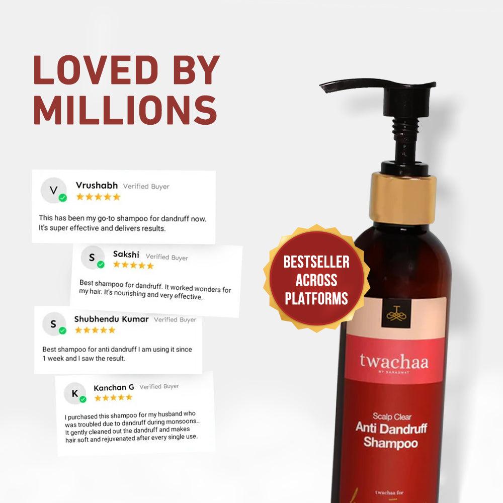 Anti-Dandruff Shampoo with Keratin and Amla for Healthy Scalp