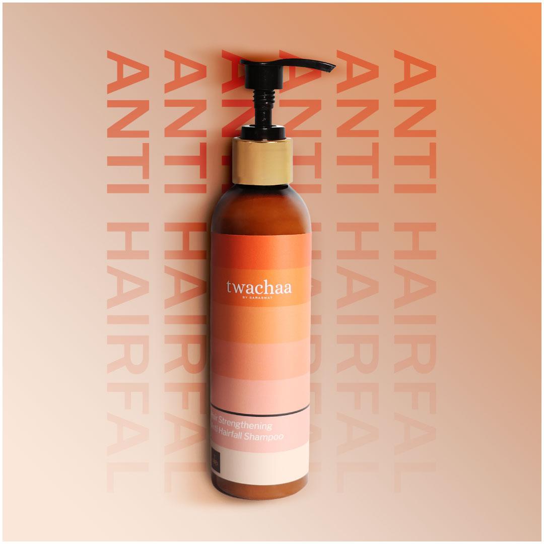 Twachaa Anti-Hair Fall Shampoo for Hair Loss Reduction & Damage Repair