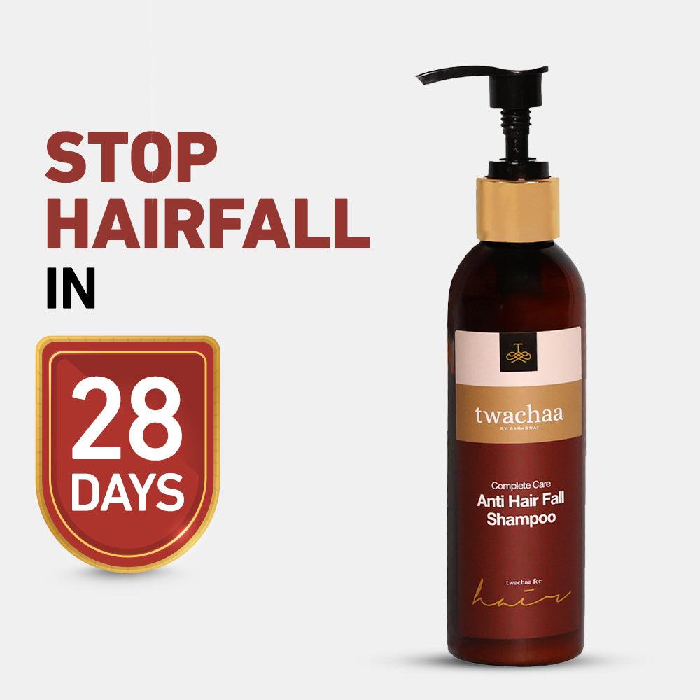 Twachaa Anti-Hair Fall Shampoo for Hair Loss Reduction & Damage Repair