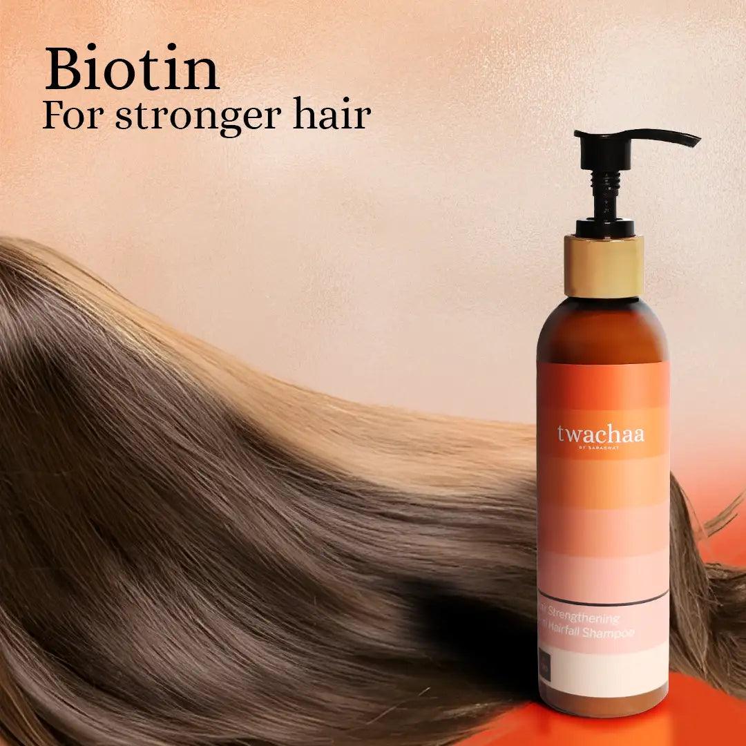 Twachaa Anti-Hair Fall Shampoo for Hair Loss Reduction & Damage Repair