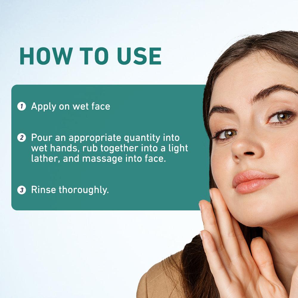 Deep Cleansing Face Wash for Exfoliation & Reducing Sebum