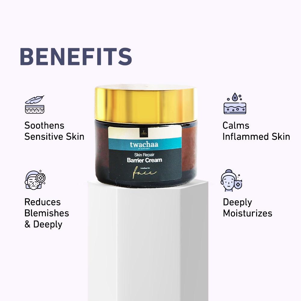 Skin Barrier Repair Cream with Ceramides & Hyaluronic Acid