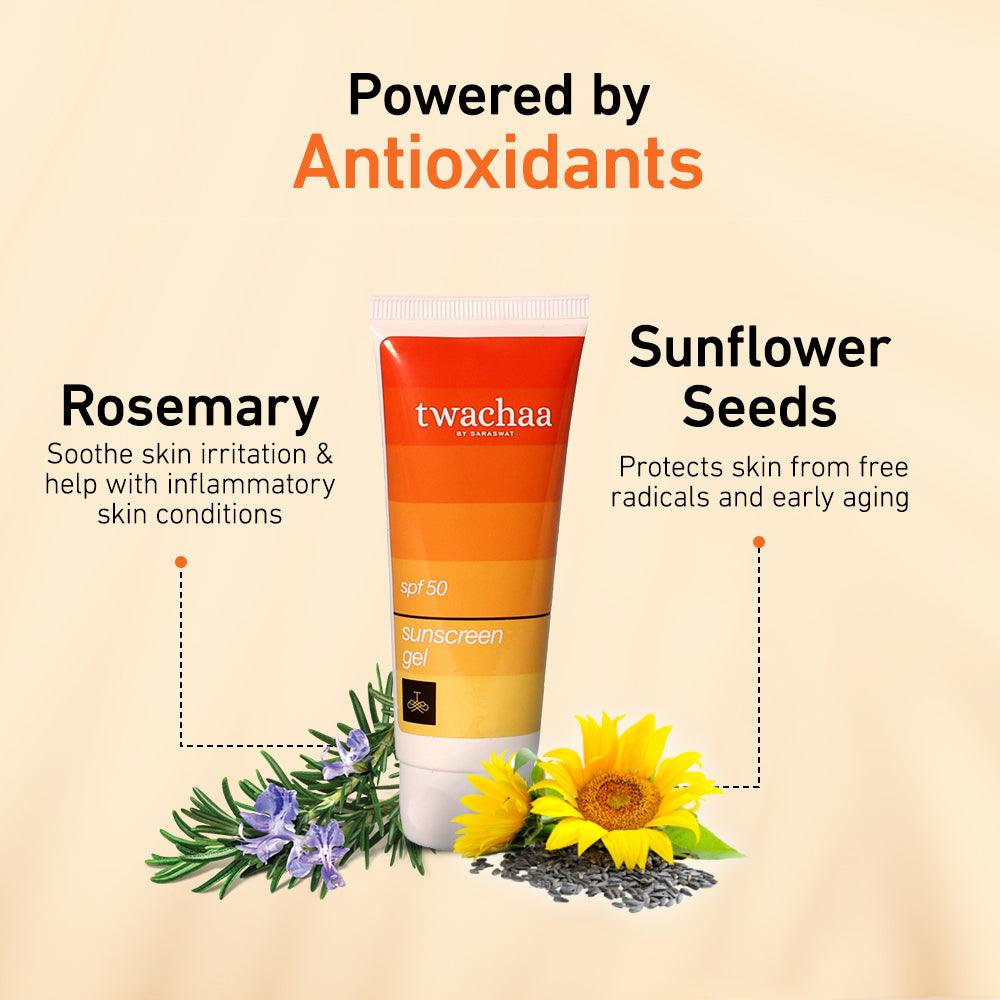 Twachaa Vitamin E Sunscreen Cream With SPF 50 PA+++